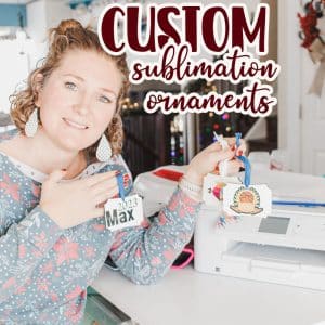 Learn how to create DIY sublimation ornaments with this easy tutorial. Create custom sublimation ornaments with your Brother sublimation printer and Artspira.