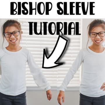 How to draft a bishop sleeve style pattern