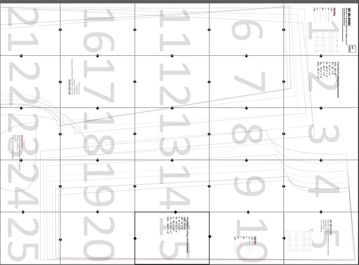 womens lounge pants layout