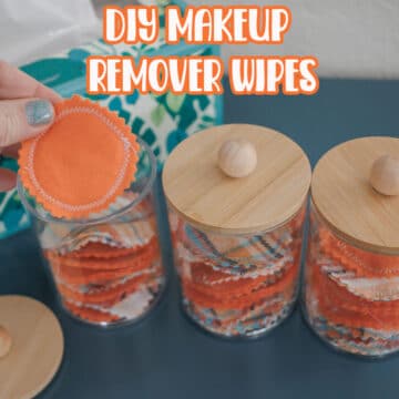 Find out how easy it is to make your own DIY makeup remover wipes. Simple sewing tutorial that anyone can make, sew up a bunch of these simple cloth wipes this weekend.