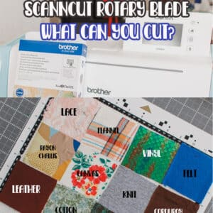 How to use ScanNCut rotary fabric blade Learn how to use the rotary fabric blade for a ScanNCut. Easy set up and beautiful cuts of all kids of fabric. See all the fabric you can cut easily with your rotary fabric blade.