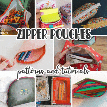 zip pouches to sew free patterns and tutorials for so many types of pouches