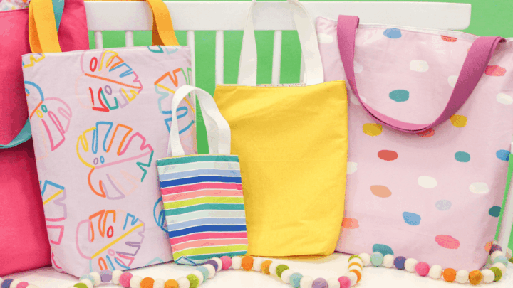 Image for Tote Bag Sewing Pattern - Free Pattern 5 Sizes