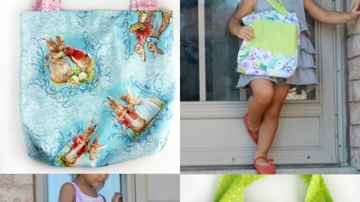Image for Simple Kids Tote Bag Sewing Tutorial.