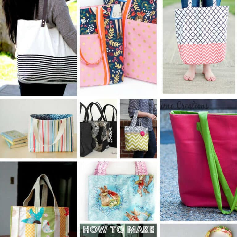 The best tote bag tutorials - Life Sew Savory