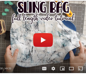 sling bag video tutorial