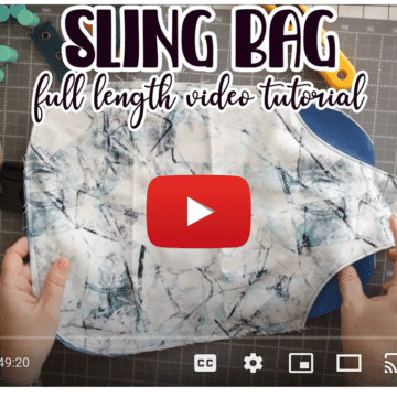 sling bag video tutorial