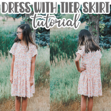 how to sew a tiered skirt with a sewing tutorial