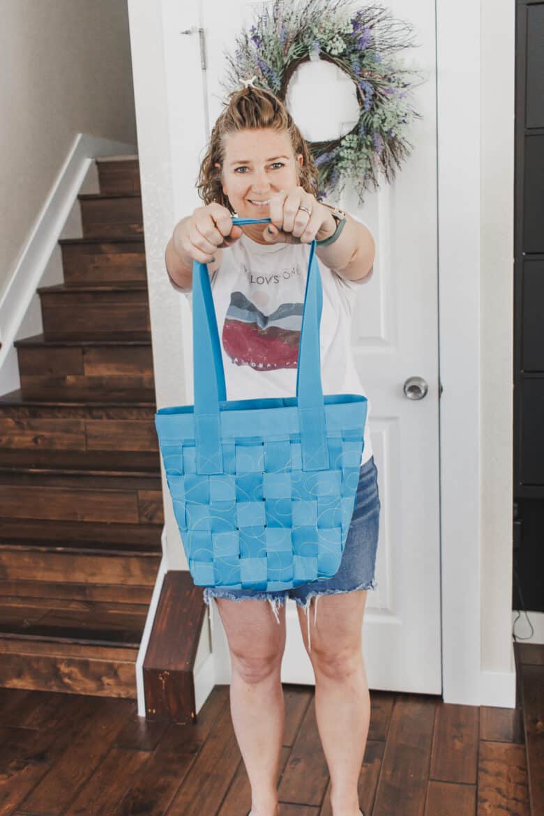 sew a tote bag with webbing. easy sewing tutorial