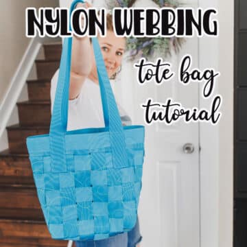 Sew a tote bag from nylon webbing with this sewing tutorial. Create a unique bag with this fun sewing tutorial.