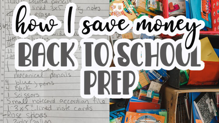 Image for How I save money – Back to School shopping