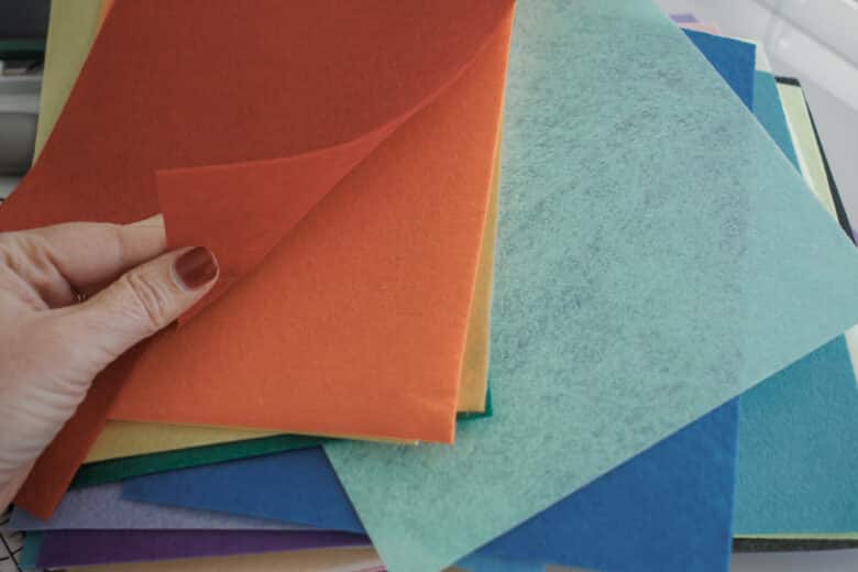rainbow felt for garland