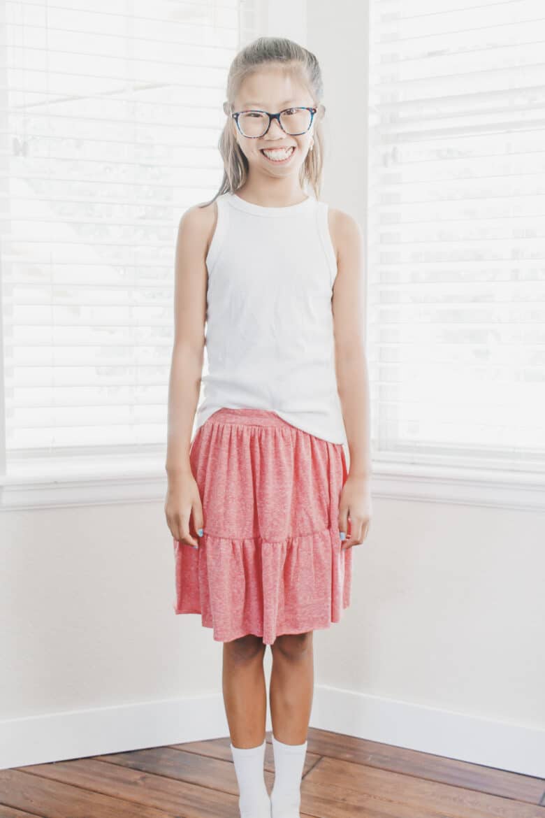 sew a tiered skirt
