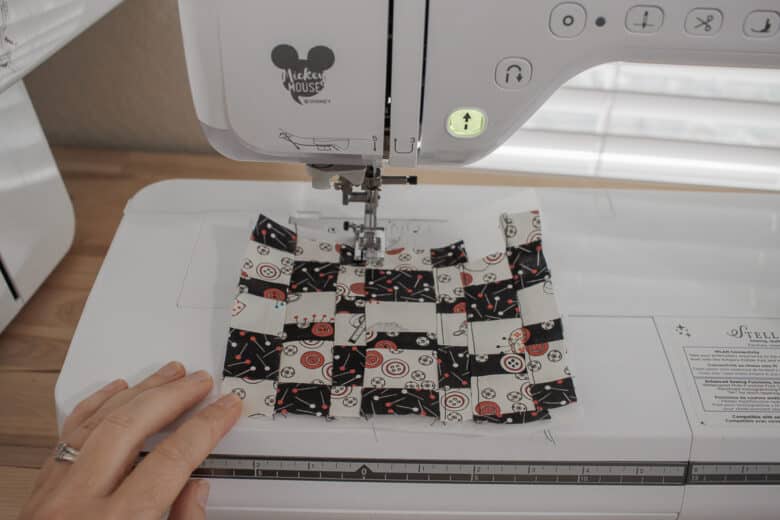 add stabilizer backing