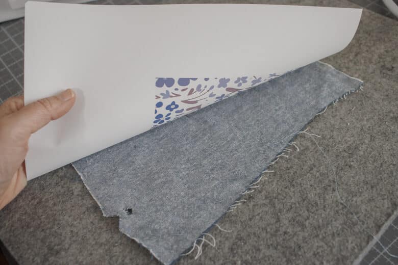 print design and place on fabric