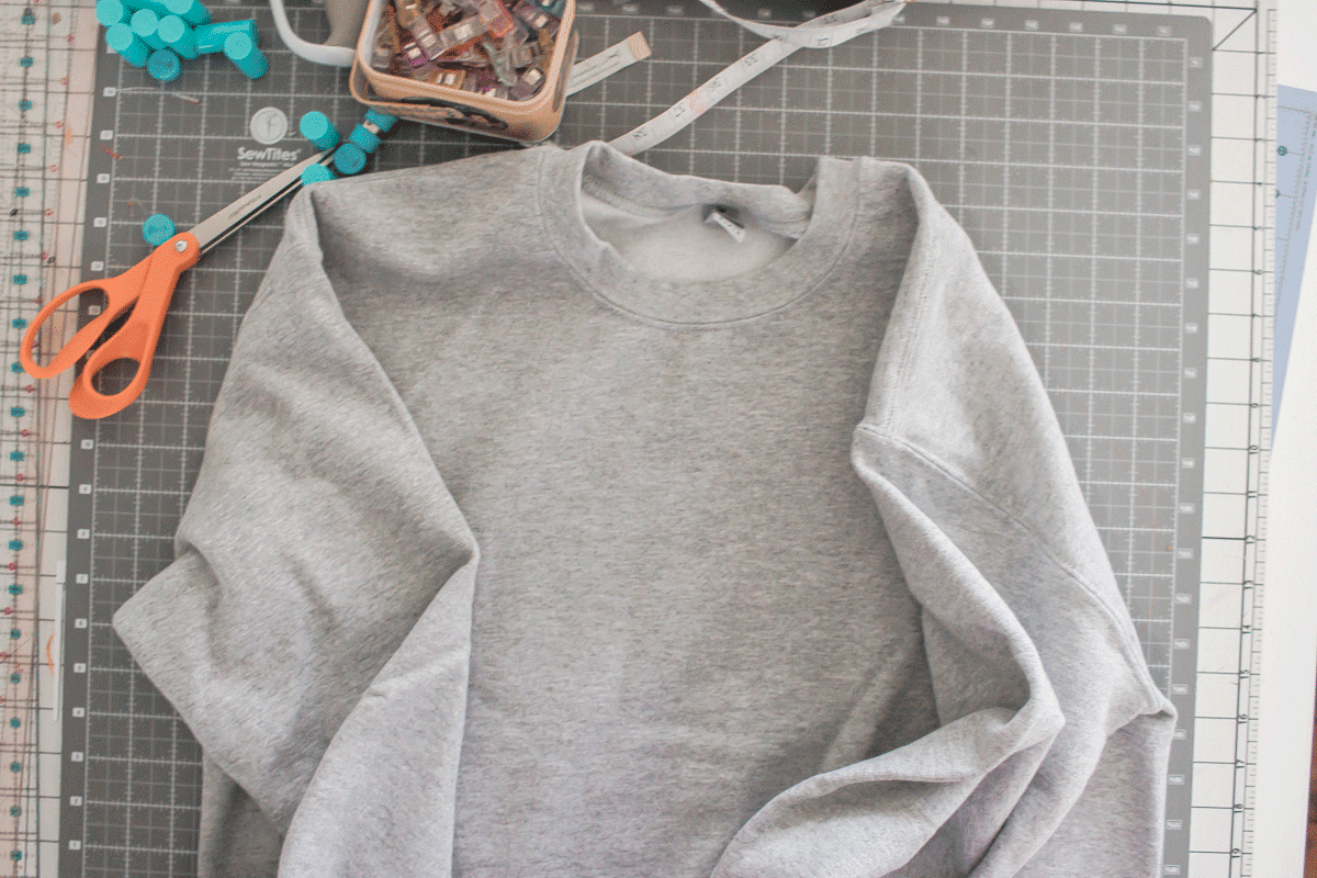 start with a blank sweatshirt