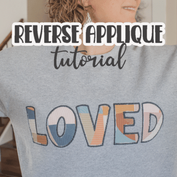 How to create a reverse applique sweatshirt