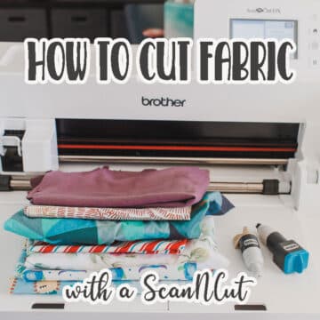 how to cut fabric on the ScanNCut mats, blades and details