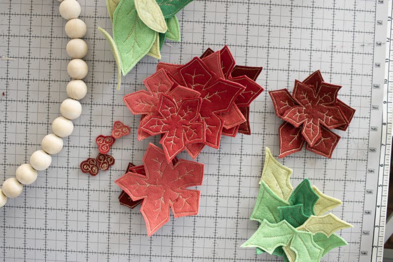 make lots of leaves and flower parts