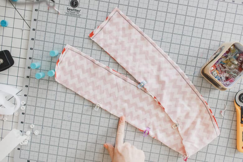 sew strap except one long side