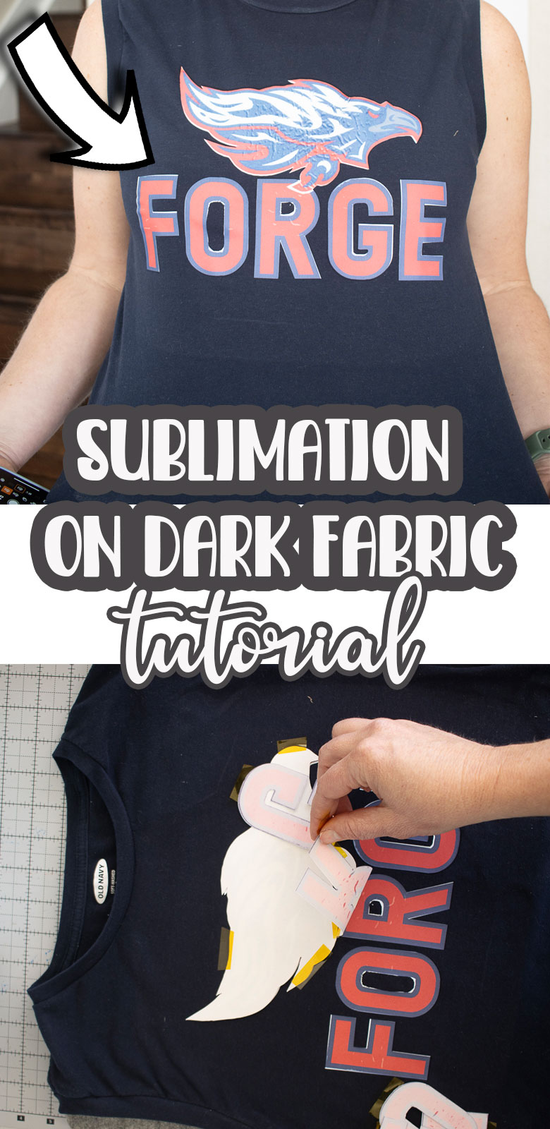 Learn how to create sublimation on dark fabric. Usually sublimation only works on light color fabric, but with this method you can use sublimation prints on dark fabric as well. Video and photo tutorial