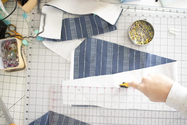 cut straps from scraps