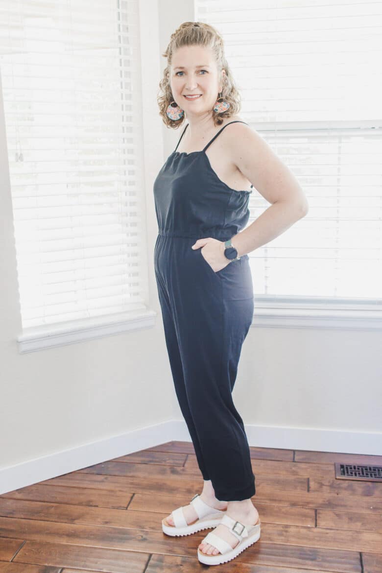 sewing a womens knit romper with a free pattern