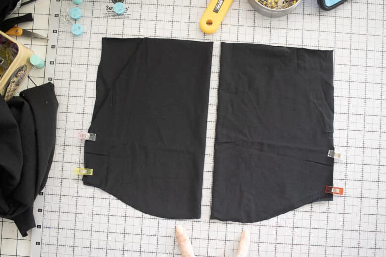 fold pocket in half