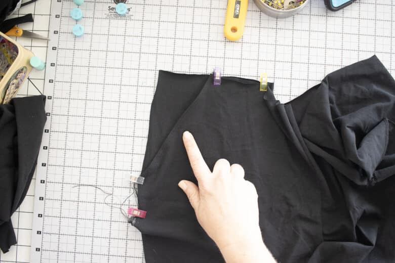 top-stitch the pocket seams