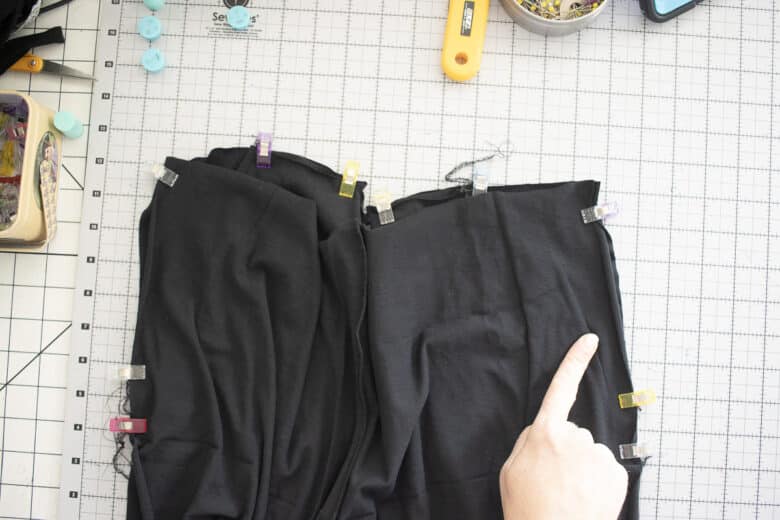 sew side seams