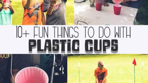Image for fun things to do with plastic cups this summer