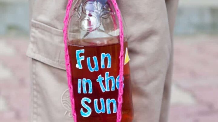 Image for Finger Crochet Bottle Holder
