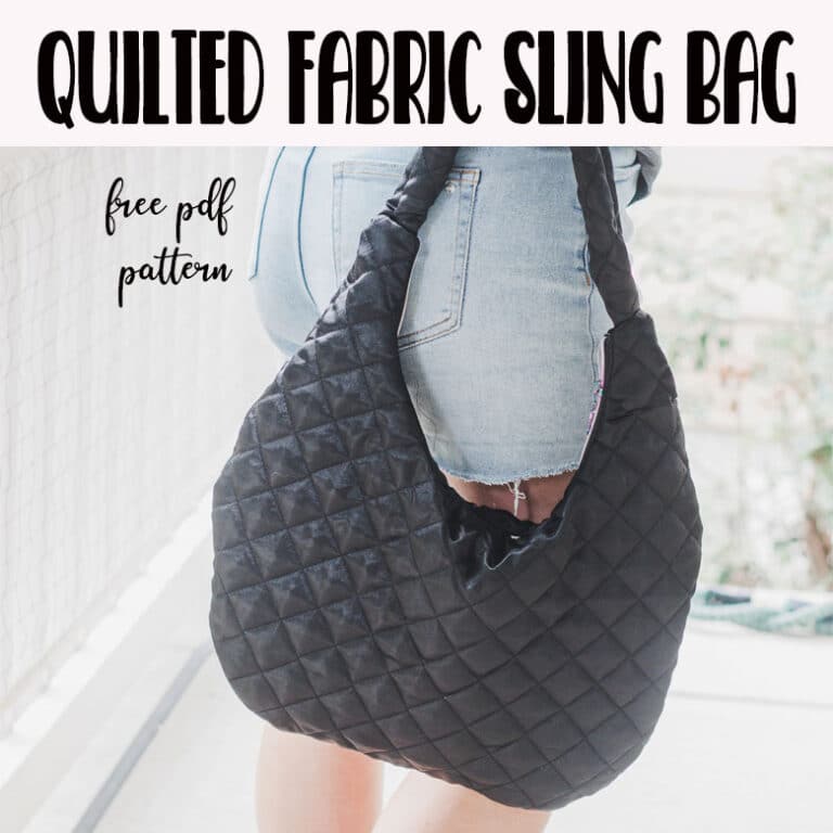 Blue - Handcrafted Quilted Sling Bag 23