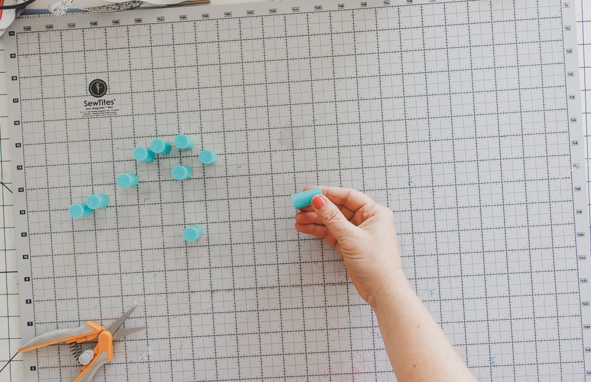 magnetic cutting mat with magnetic boosters
