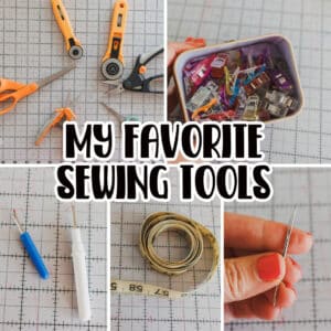 Sewing tools I can't live without Check out the list of my must-have sewing tools. This list of sewing tools I can't live without will inspire you to see which ones are your favorites as well and others you might like to try.