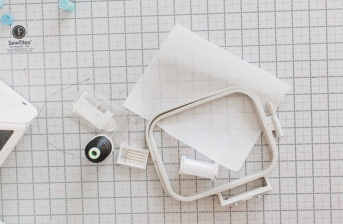 supplies needed for logo embroidery