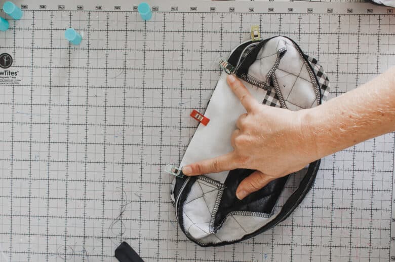 sew side to top right sides together