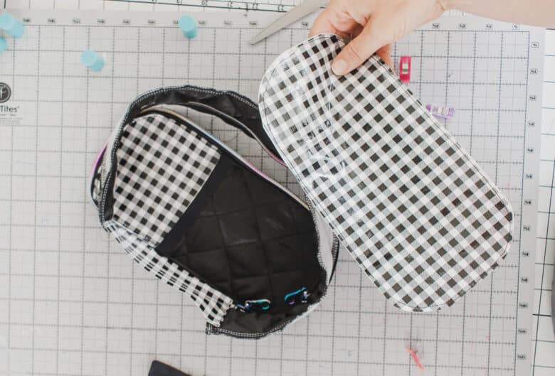 add bottom to pouch