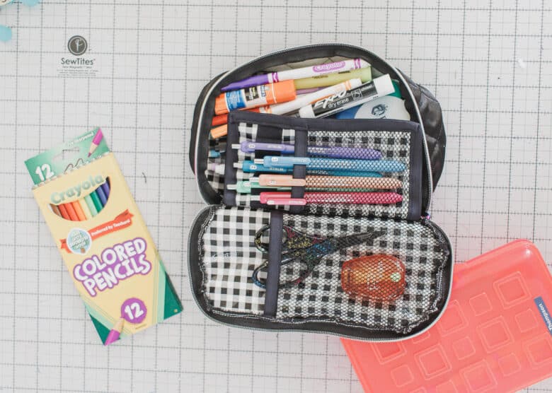 inside the pencil pouch