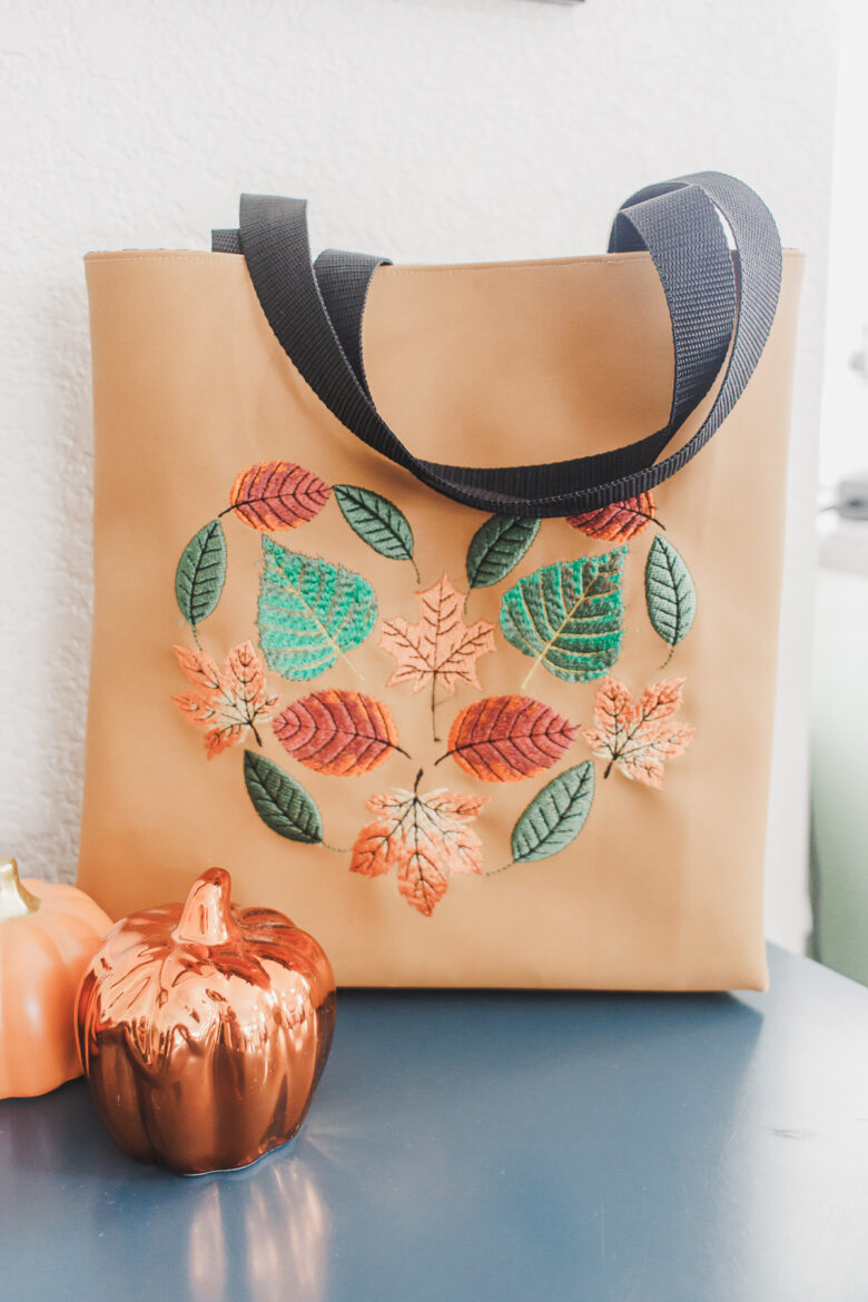 toe bag with embroidery tutorial