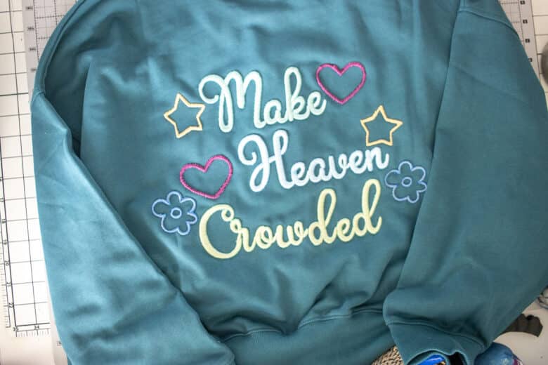 how to embroider with puff foam