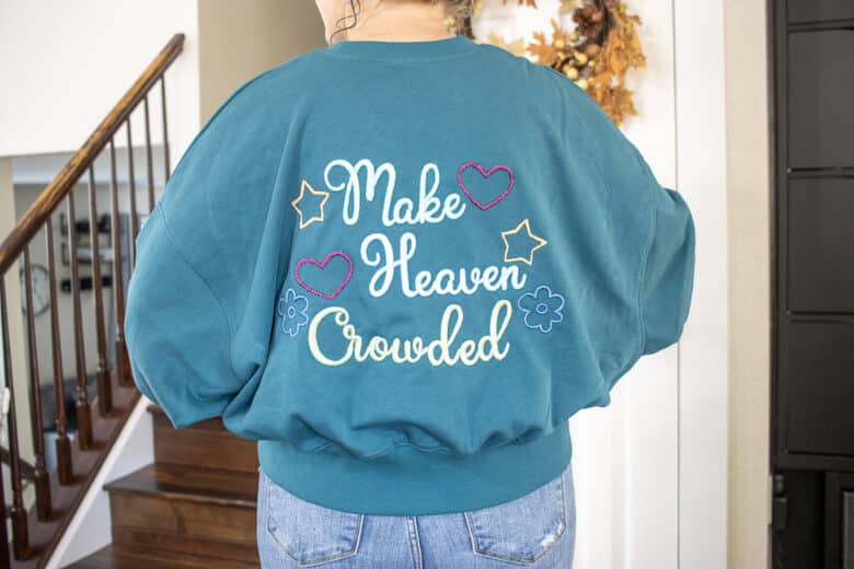puff foam embroidery project and tutorial