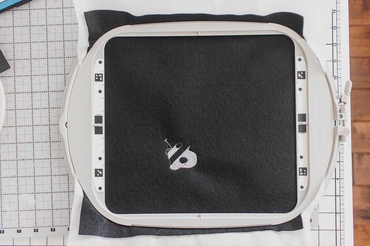hoop felt and stabilizer