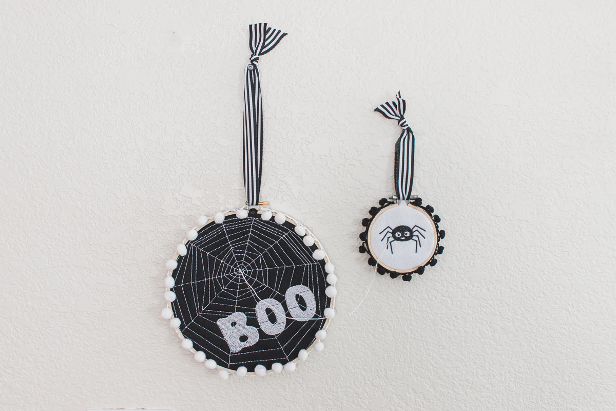 Halloween hoop art tutorial