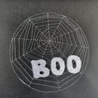 Halloween Hoop Art Spider web