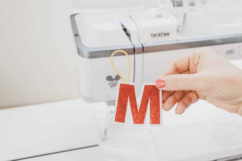 trim around letter again