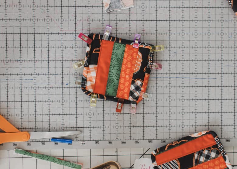 sew binding a second time