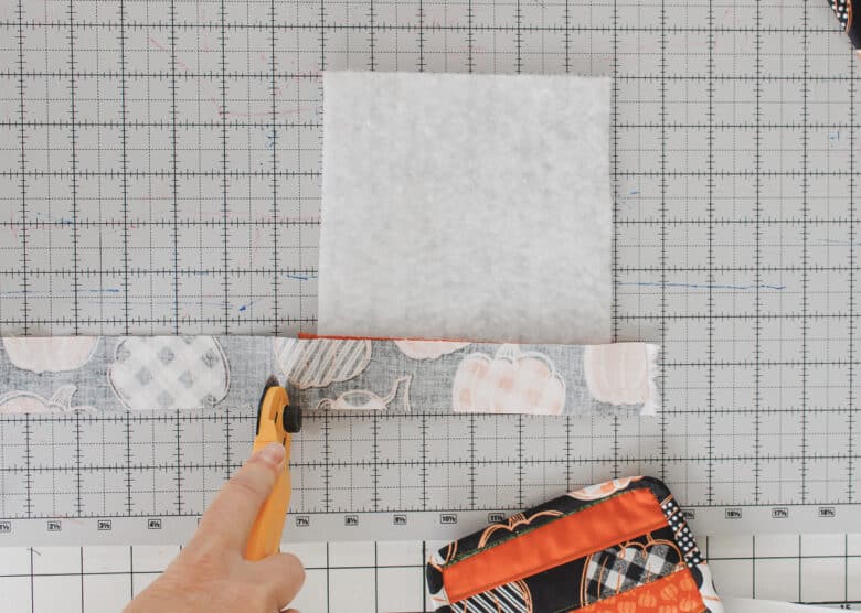 add two pieces of fabric