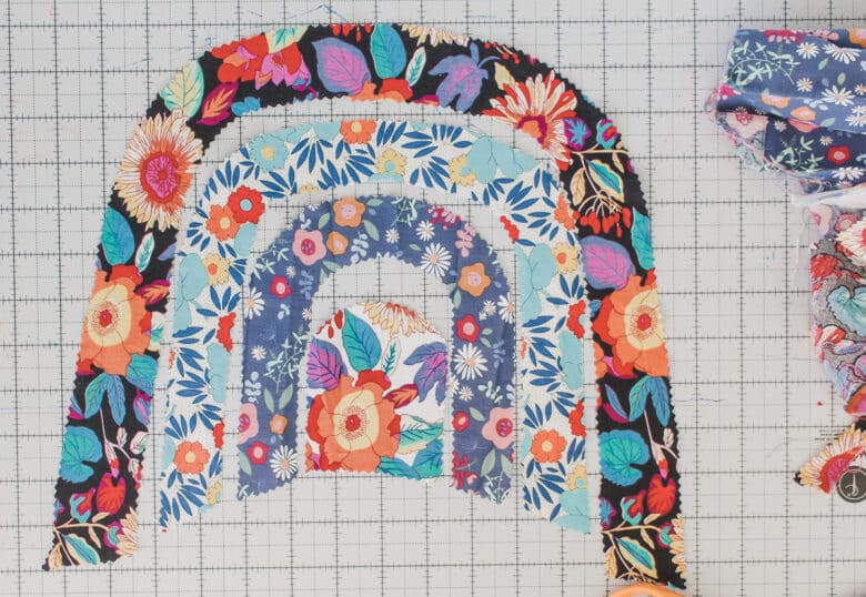 lay out all the fabric to check the look