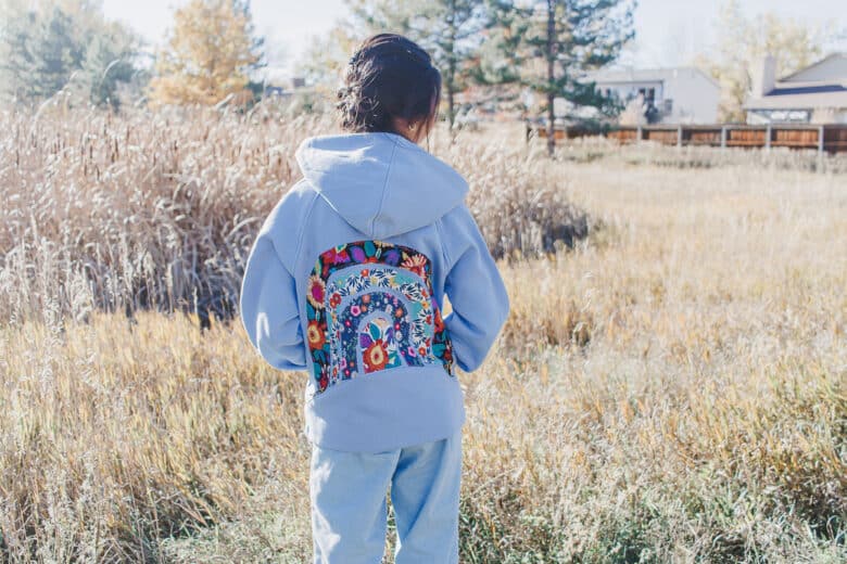 sweatshirt sewing back